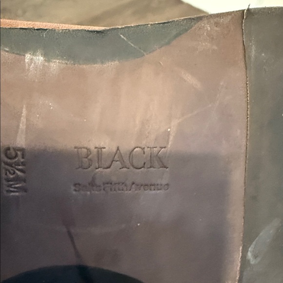 Saks Fifth Avenue Black Label Brown Leather Boots - Picture 12 of 12